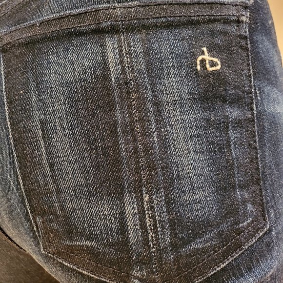 Rag&Bone Skinny Jeans with Side Zippers Size 25 - Picture 3 of 4